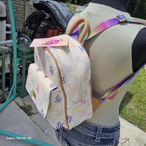 BETSEY JOHNSON LUV BETSEY LOGO BACKPACK - Picture 3 of 4